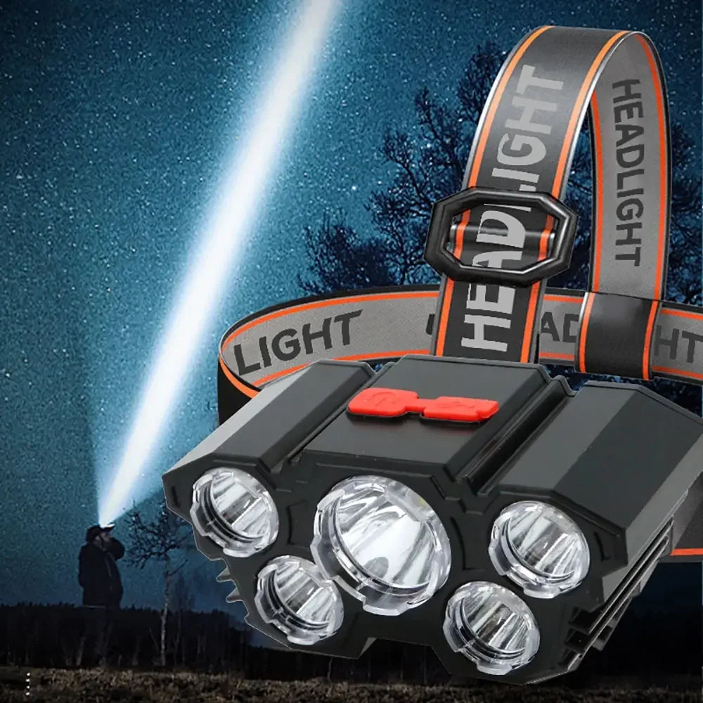 5-LED Multibeam Adventure Headlamp