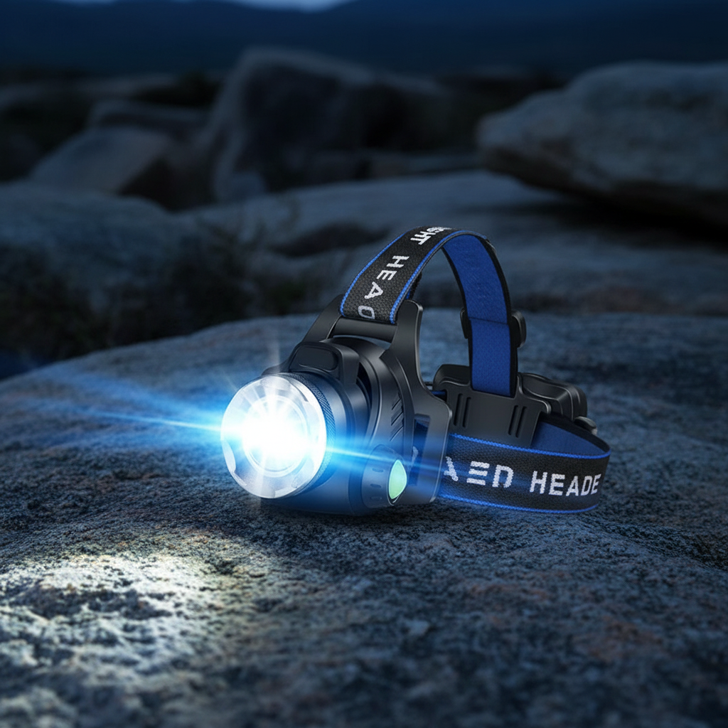 Tactical 25,000 Lumen LED Headlamp