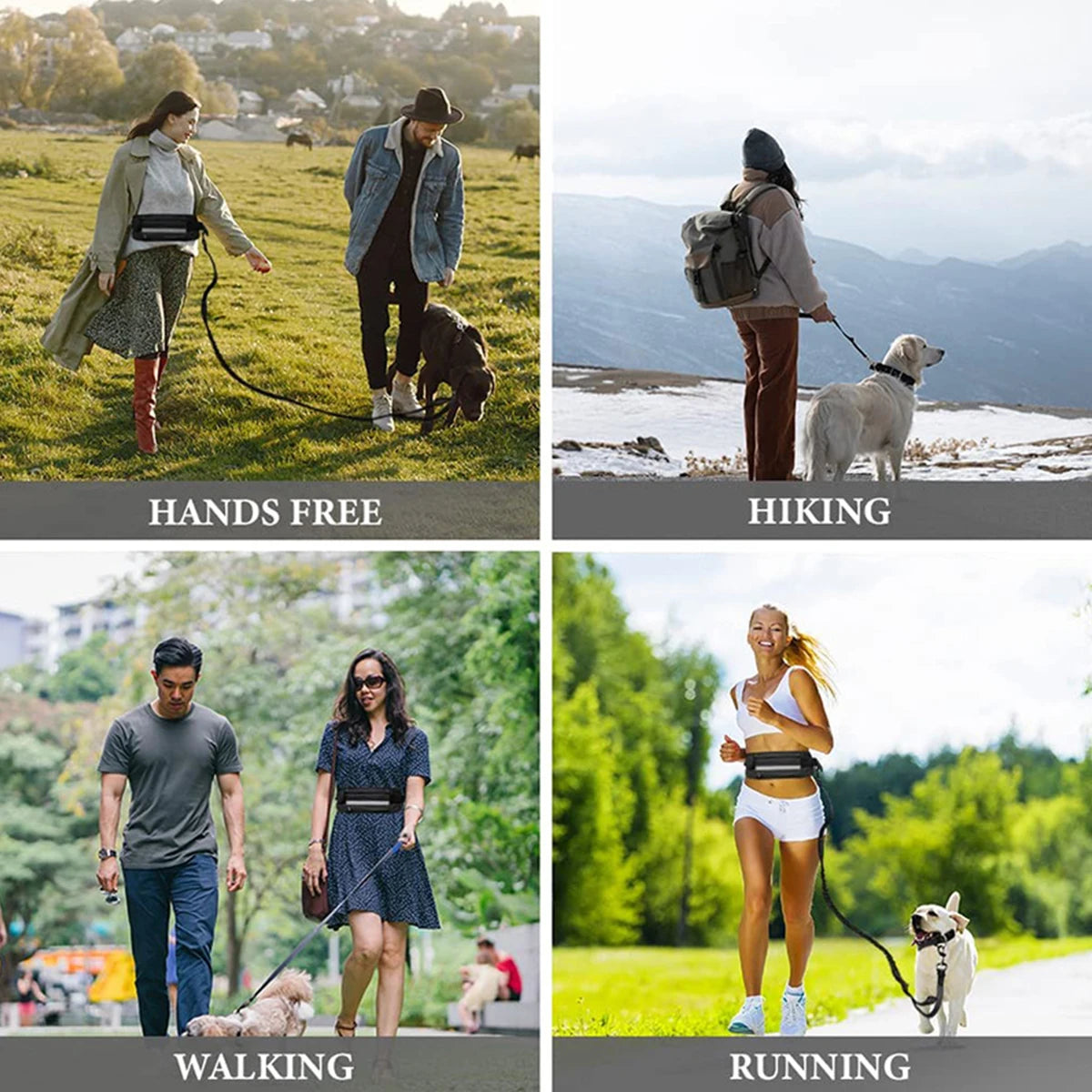 Hands-Free Adventure Leash & Waist System