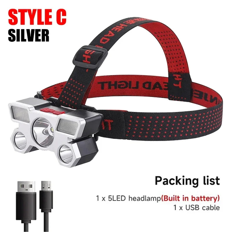5-LED Multibeam Adventure Headlamp